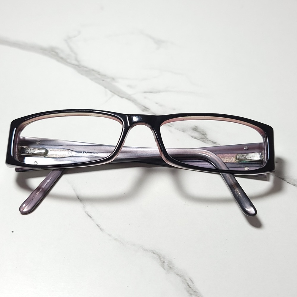 Guess GU1589 Purple Black Monogram Logo Eyeglass Frames 52-16-135